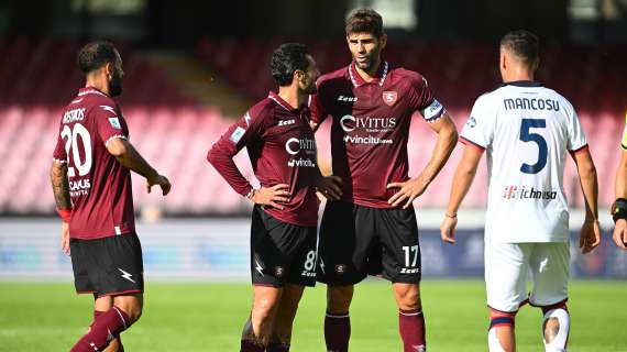 Cagliari-Salernitana, in palio pesanti punti salvezza