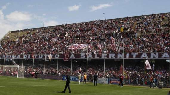 SALERNITANA: contro l'Avellino promossa l'iniziativa "AlloStadioConTe", giornata speciale per alcuni tifosi