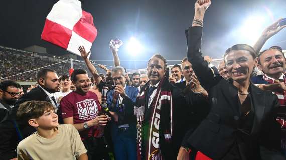 Salernitana, il presidente Iervolino vorrebbe una doppia festa per onorare la salvezza