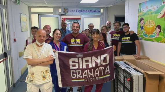La bellissima iniziativa di beneficenza del club Siano Granata