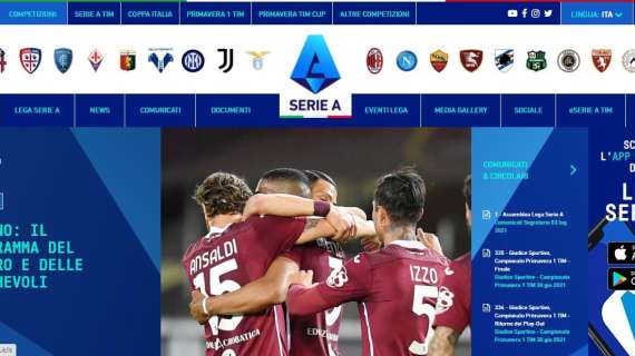Salernitana, finalmente lo stemma granata sul sito della Lega