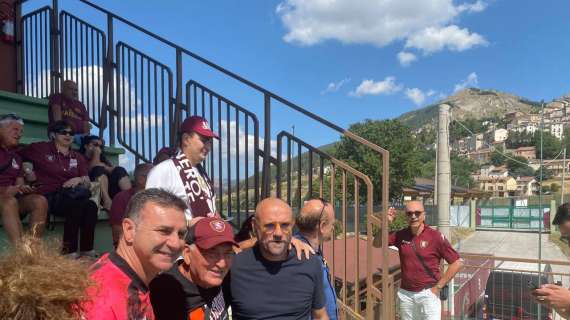 Salernitana, il direttore sportivo Petrachi rientra a Rivisondoli [VIDEO]