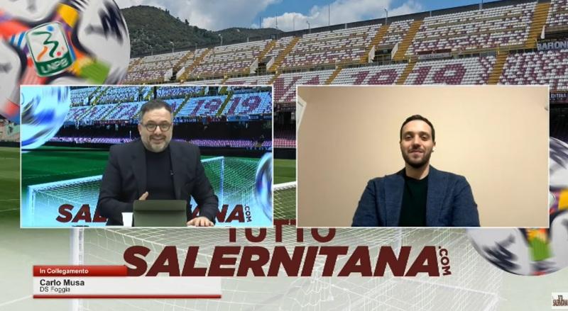 "Tuttosalernitana": a Sei TV intervento di Carlo Musa, ds del Foggia [VIDEO]