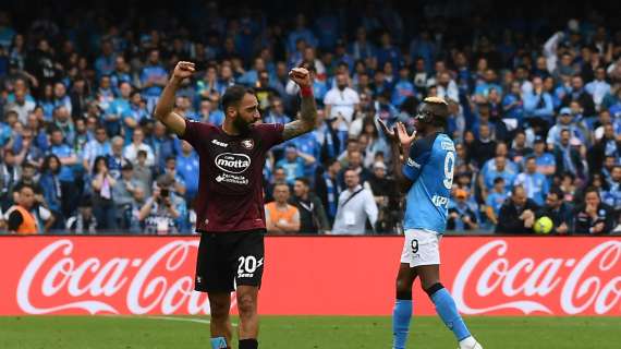 Napoli-Salernitana, alcune statistiche e curiosità sullo stato di forma delle due squadre