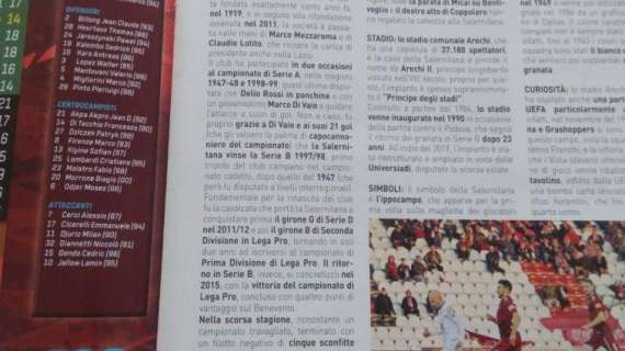 CITTADELLA: distribuito magazine incentrato sulla storia della Salernitana....e di Cerci