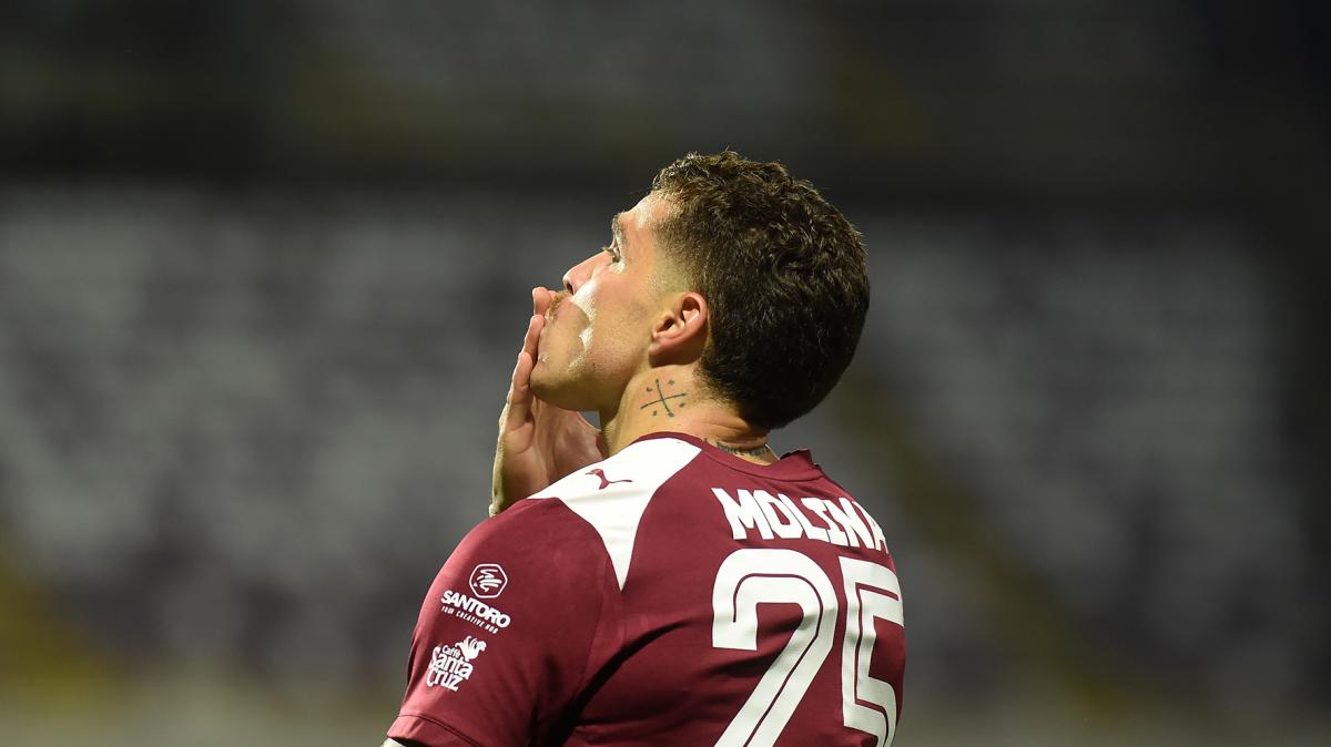 Salernitana: Molina, da scetticismo a punto fermo