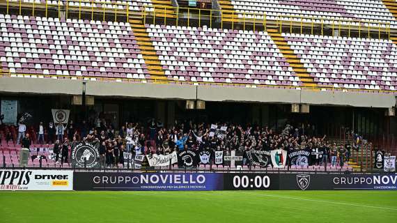 Salernitana-Cesena, prevendita settore ospiti