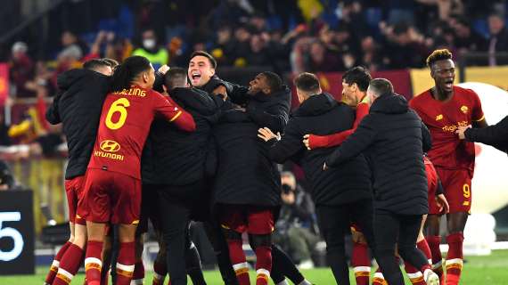 Serie A, la Roma vince il derby con la Lazio e la scavalca: la classifica