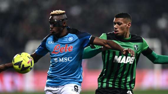 Serie A, vince ancora il Napoli che batte anche il Sassuolo: la classifica