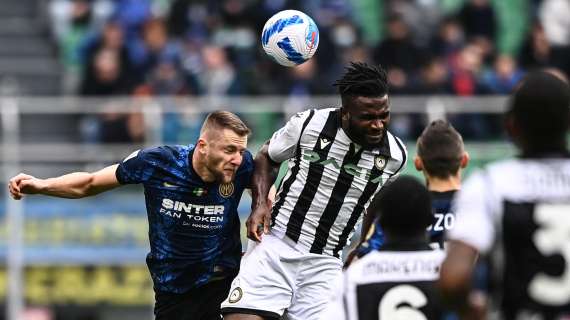 Udinese, pesa la doppia assenza di Beto e Success: difficile un recupero per Salerno