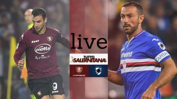 Serie A, la Salernitana sfida la Sampdoria. Segui la diretta testuale del match su TuttoSalernitana.com