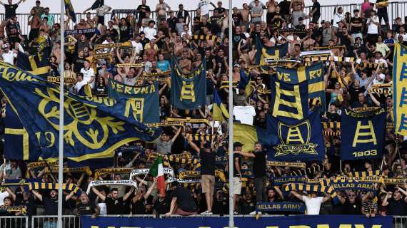 Verona, accolto il ricorso: Curva Sud aperta per le sfide contro Salernitana ed Empoli