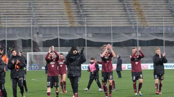 SALERNITANA: terza vittoria di fila per i granata, 2-0 all’Ascoli