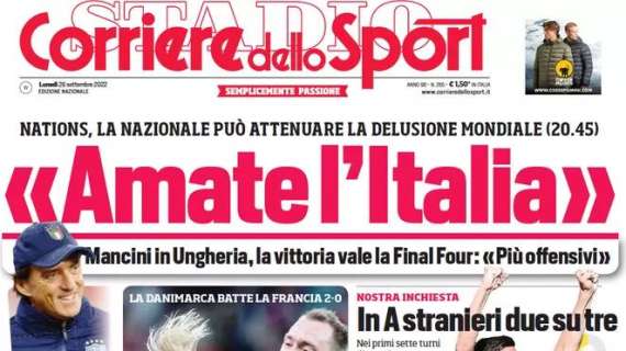 Il Corriere dello Sport  - "Amate l'Italia"
