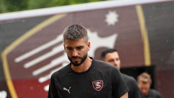 Salernitana, ecco le foto dell'arrivo a Cascia