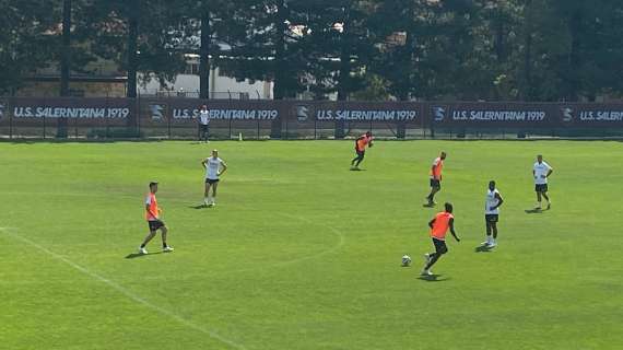 Salernitana: lavoro personalizzato per Bronn, ancora differenziato per Tongya, Dalmonte e Maggiore