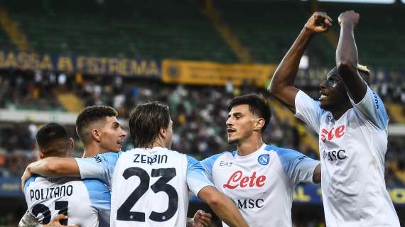 Serie A, prima giornata: cinquina del Napoli a Verona