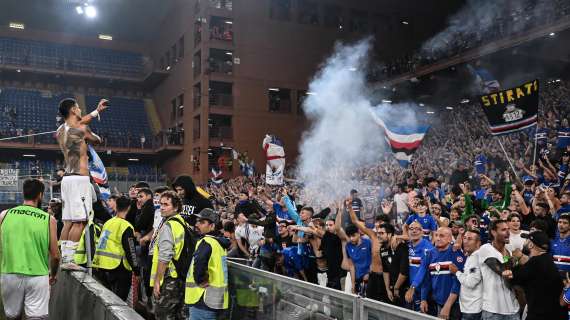 Sampdoria, i tifosi resteranno vicini alla squadra in vista dei playout con la Salernitana