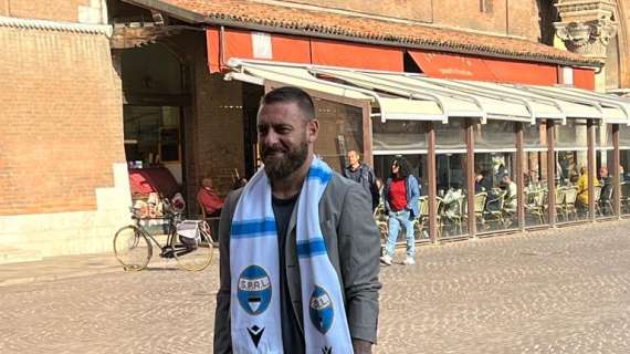 De Rossi a Ferrara: prima foto in cittá con sciarpa SPAL