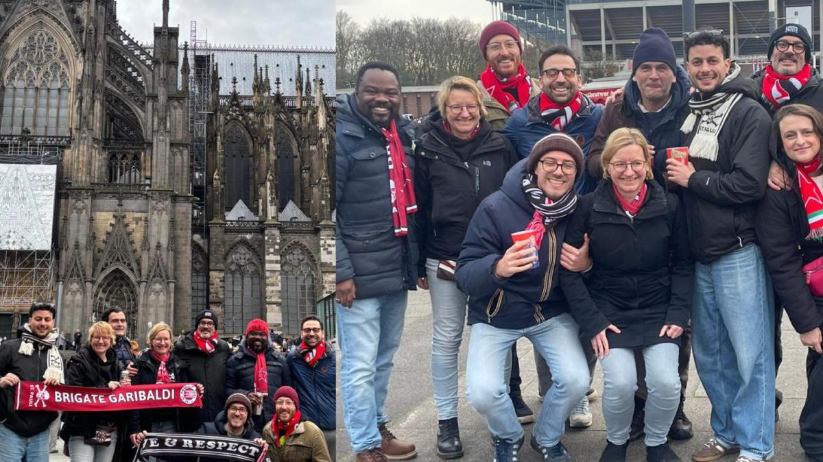 Le Brigate Garibaldi a Colonia: presenza internazionale per sostenere il St Pauli