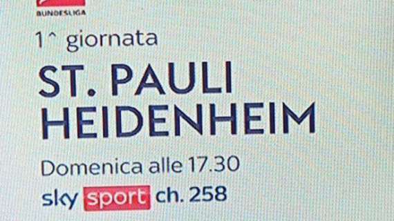 St Pauli-Heidenheim: finalmente ecco la Bundesliga!