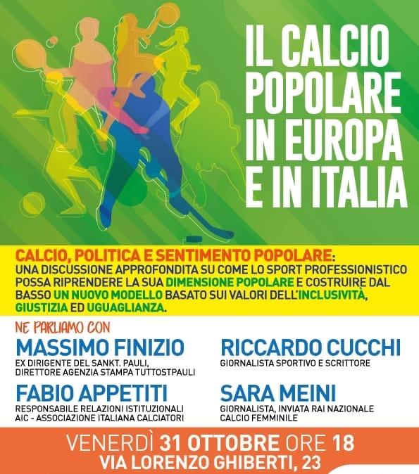 Il calcio popolare in Europa e in Italia - tre giorni di eventi a Roma