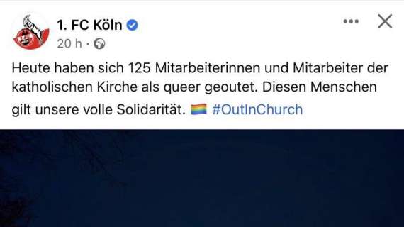 Inclusione e integrazione: il caso del Colonia e del coming out nella Chiesa Cattolica tedesca