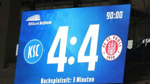 Karlsruhe-St Pauli 4-4: chiudiamo l'anno senza botto ma con tanti gol