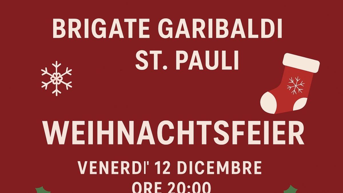 Domani sera tradizionale festa di Natale
