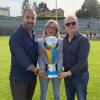 Tritium, il presidente del CRL Valentina Battistini ha consegnato la Coppa della vittoria del campionato