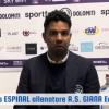VIDEO INTERVISTA: Dolomiti Bellunesi-Giana Erminio, le dichiarazioni di mister Espinal 
