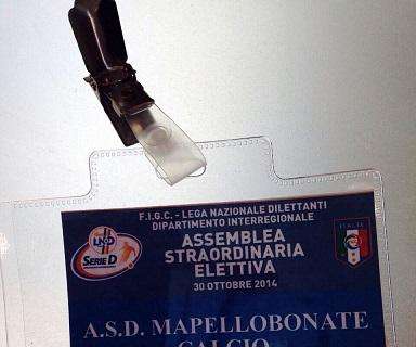 Il MapelloBonate a Roma all'Assemblea Straordinaria Elettiva della F.I.G.C.