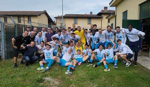 I festeggiamenti a fine gara 