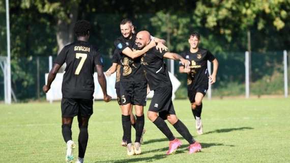 I festeggiamenti dopo il gol