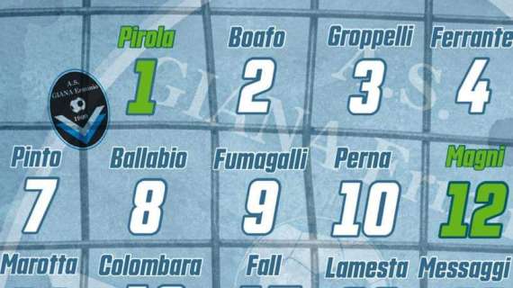 Giana Erminio, assegnati i numeri di maglia della stagione 2023/2024