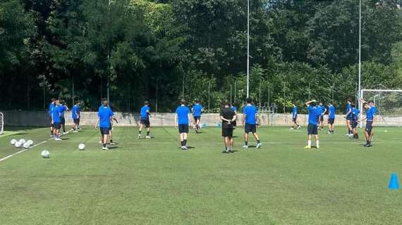 Una fase dell&#039;allenamento 
