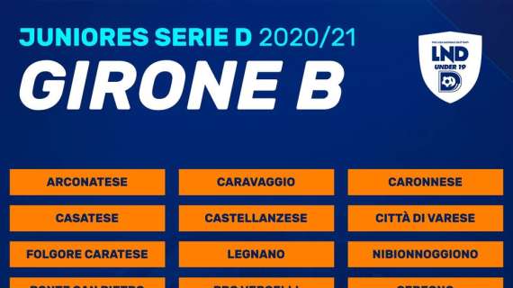 Il girone B Juniores Nazionale