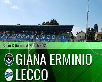 Giana Erminio-Lecco, le formazioni ufficiali