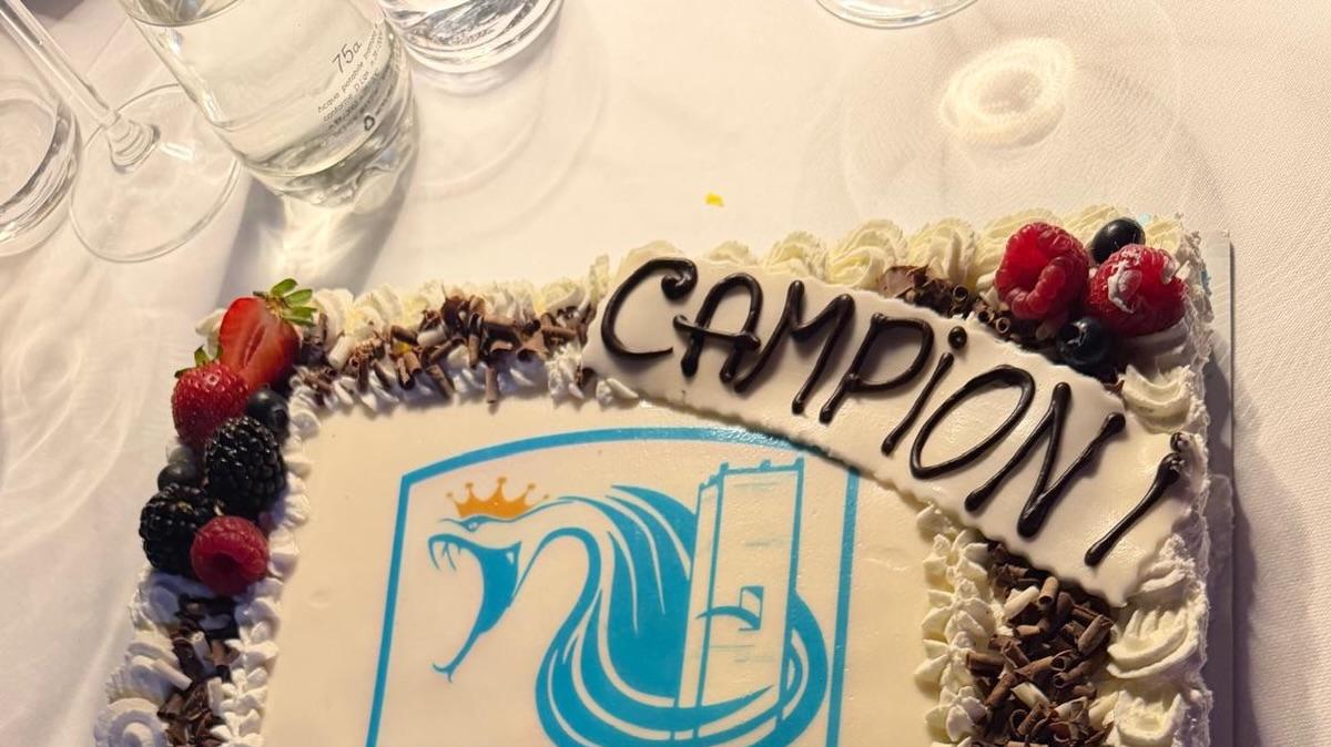 La torta biancoazzurra 