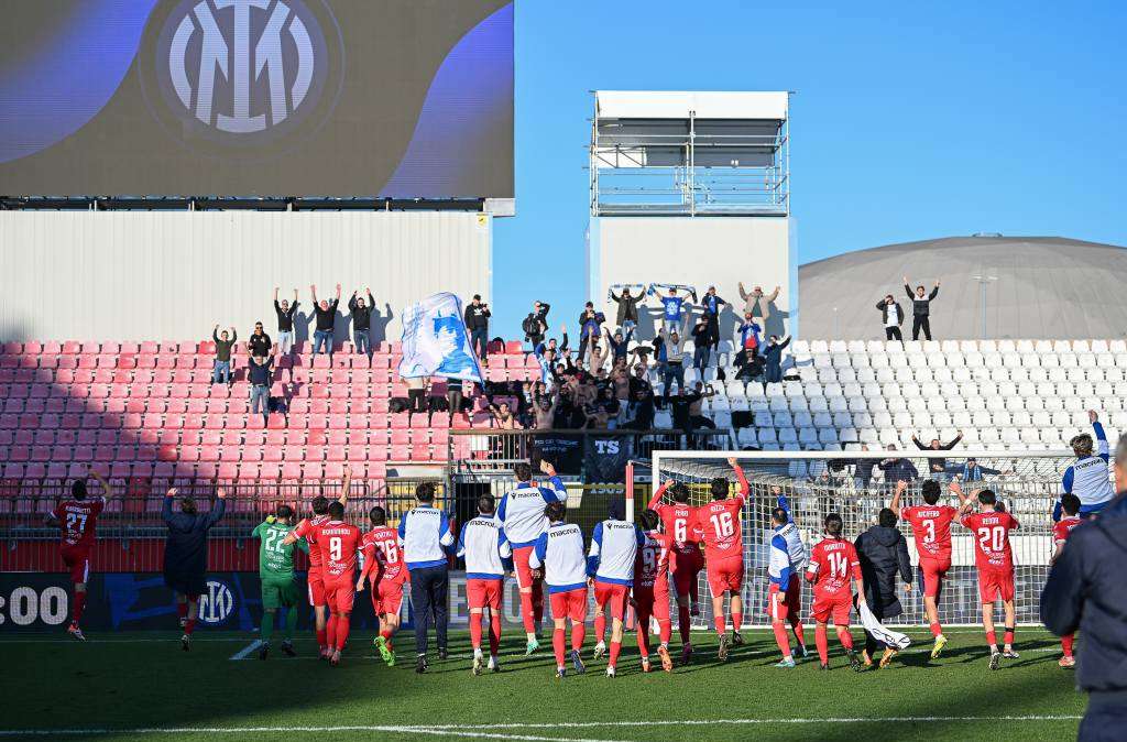 I festeggiamenti a fine gara