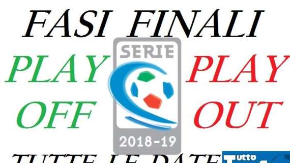 Serie C, le date di playoff e playout