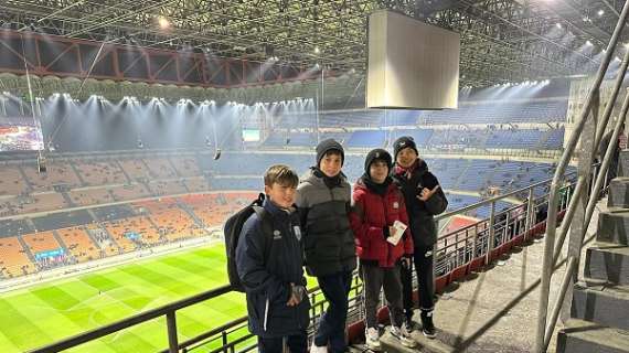 I ragazzi presenti a San Siro