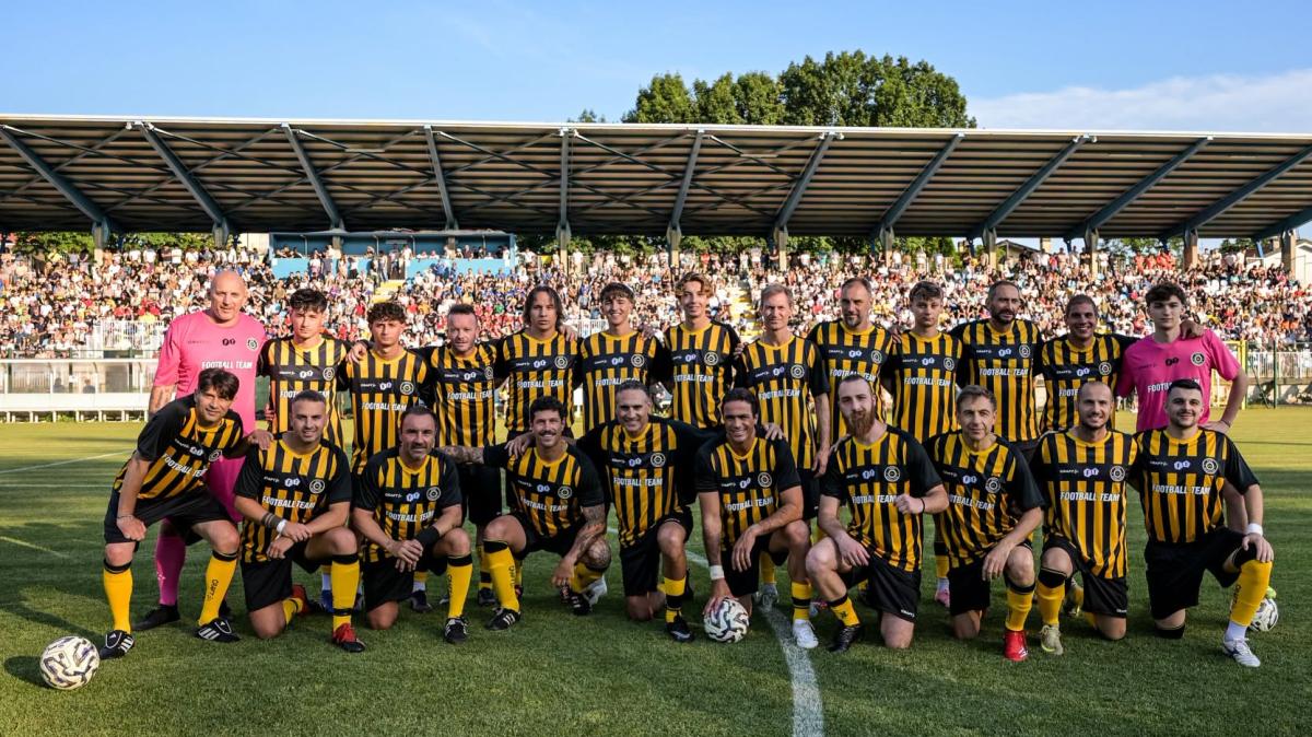 Tritium, quattro giocatori alla partita del cuore insieme ad ex campioni di Serie A