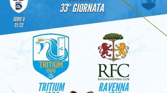 Giovedì Tritium-Ravenna, penultima contro seconda in classifica