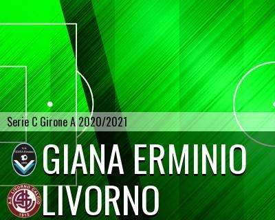 Giana Erminio-Livorno, le formazioni ufficiali