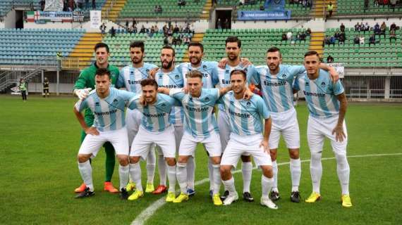 Giana Erminio-Real Vicenza 1-1. Fine primo tempo