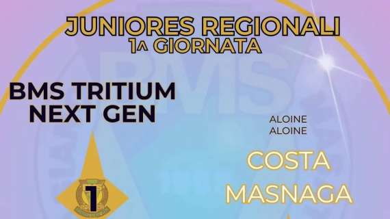 BMS Tritium Next Gen, sconfitta per la Juniores contro il Costa Masnaga