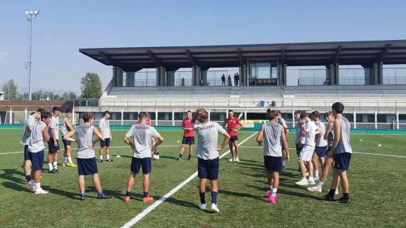 Gli Under 17 in campo