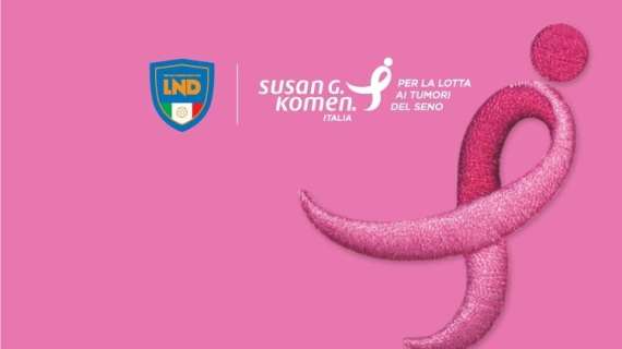 La LND e le società di Serie D in campo per la prevenzione del tumore al seno