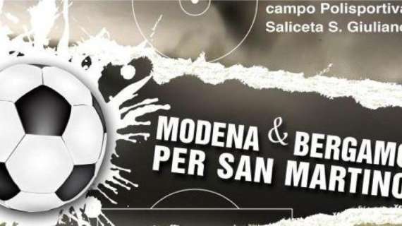 Modena-Bergamo: giornalisti in campo per la solidarietà